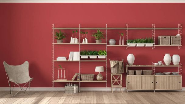 Wire shelving