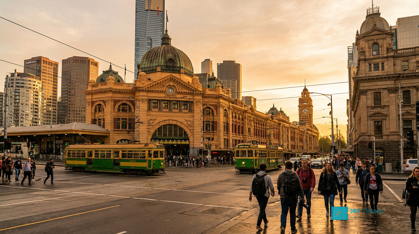 Melbourne CBD Flinders Street Station