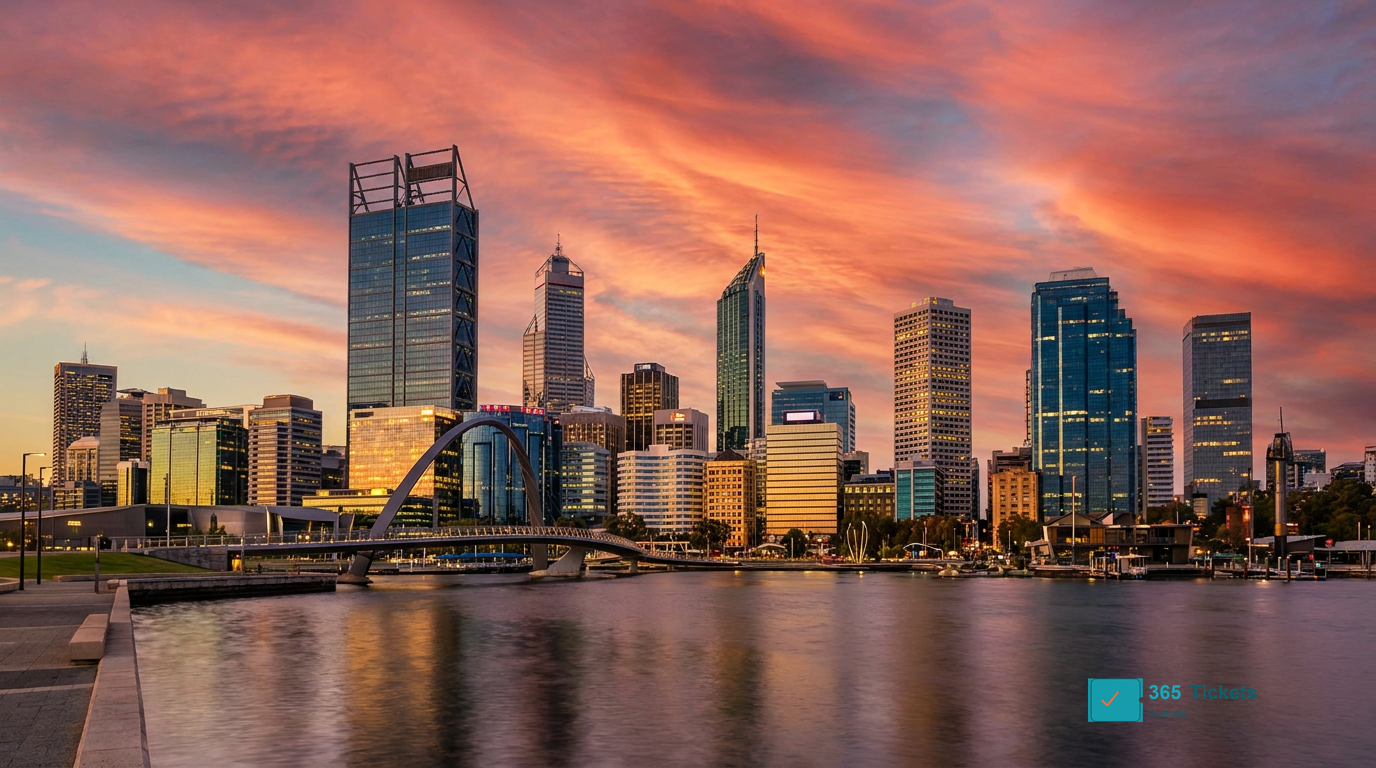 Perth CBD Elizabeth Quay waterfront