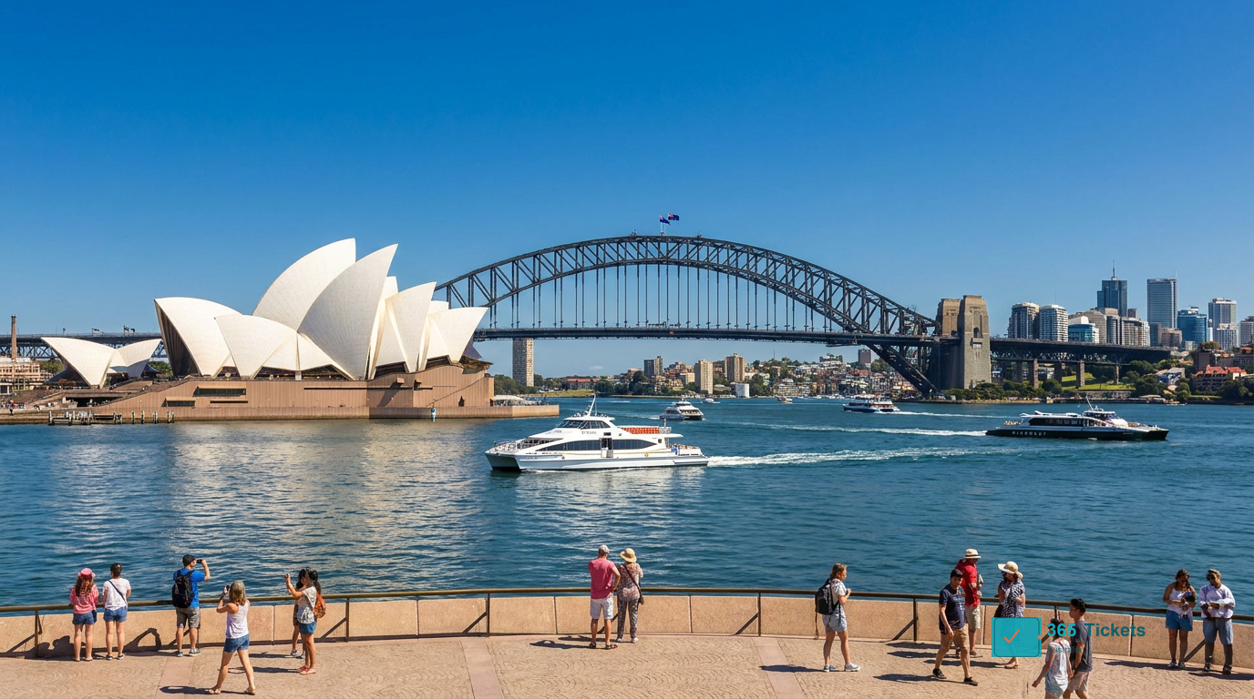 Sydney Opera House and Harbour Bridge