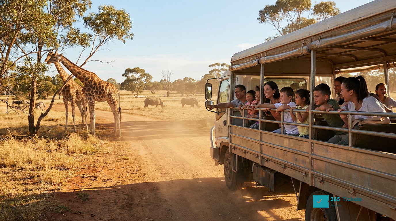 Werribee Open Range Zoo safari